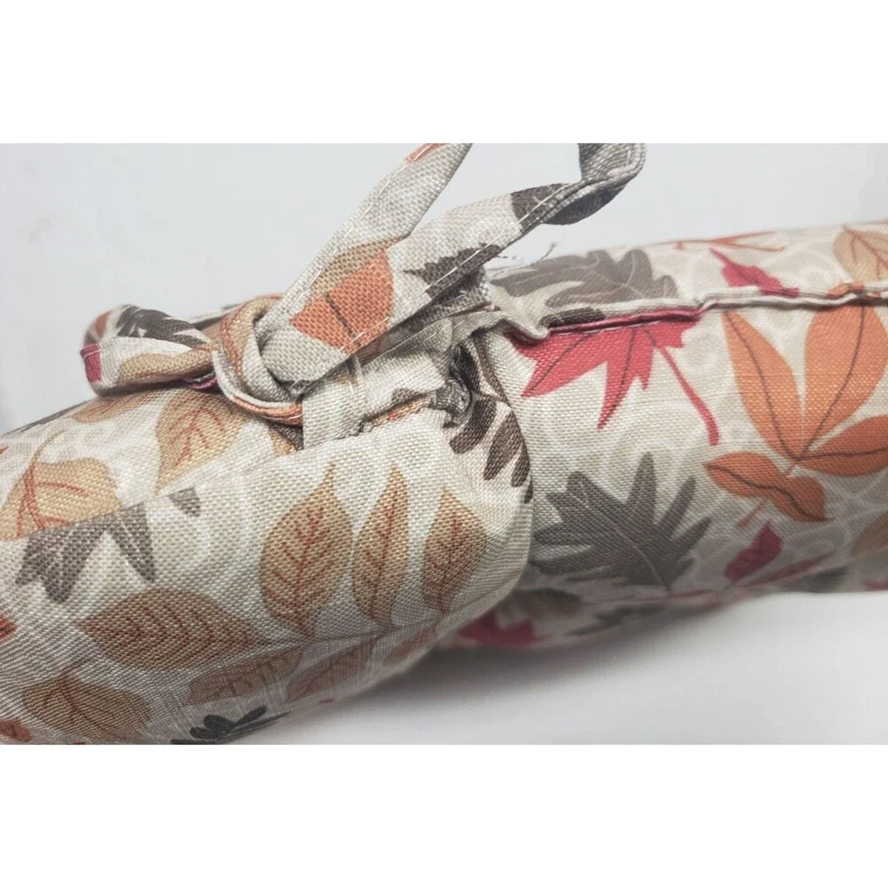 2 THICK REVERSIBLE CUSHION CHAIR PADS w/ties (16